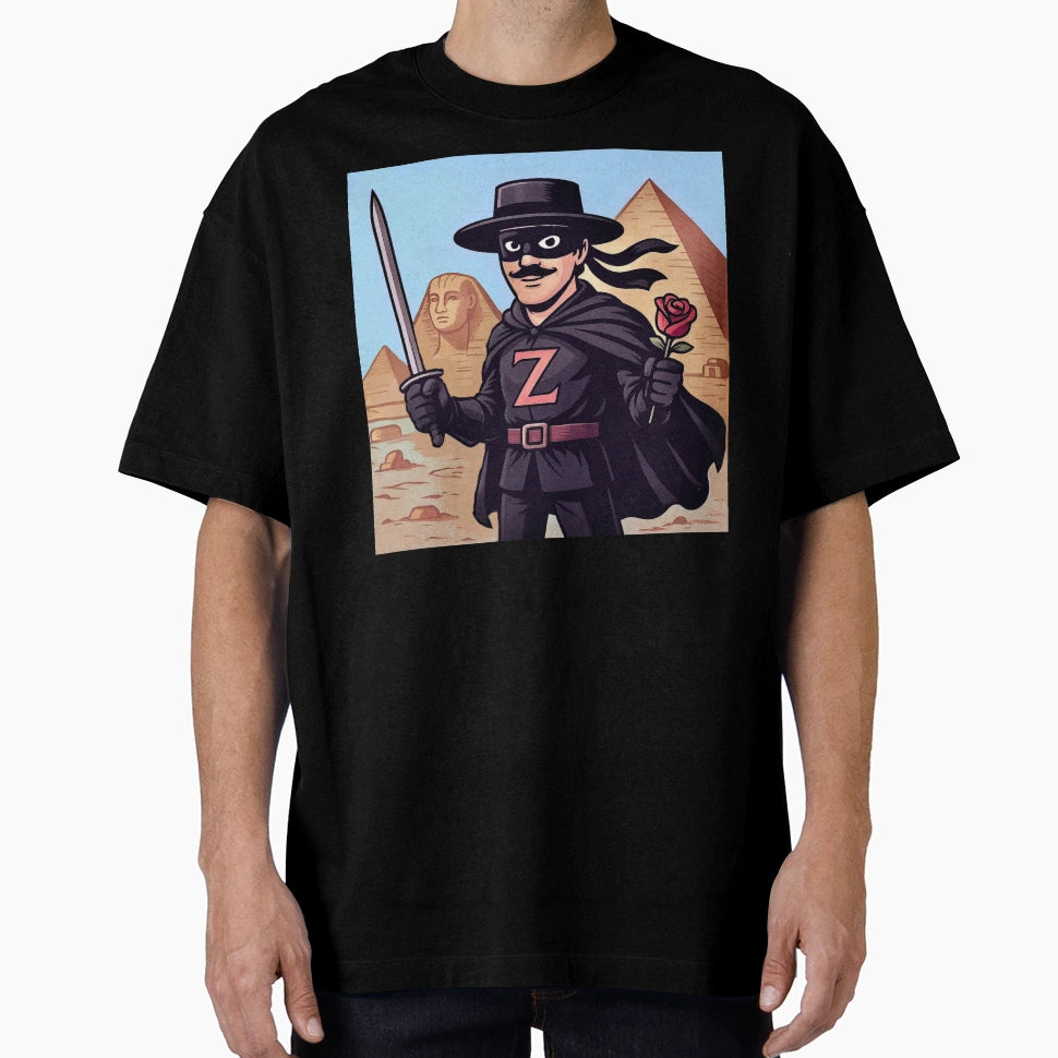 Zorro Egypt Hero Desert T-Shirt - Aesthetic Graphic Men Women - T-Shirt, Sweatshirt, Hoodie