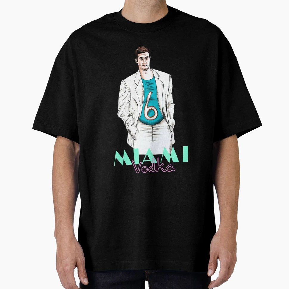 Miami Vodka T-Shirt - Minimalist Print Men Women - T-Shirt, Sweatshirt, Hoodie