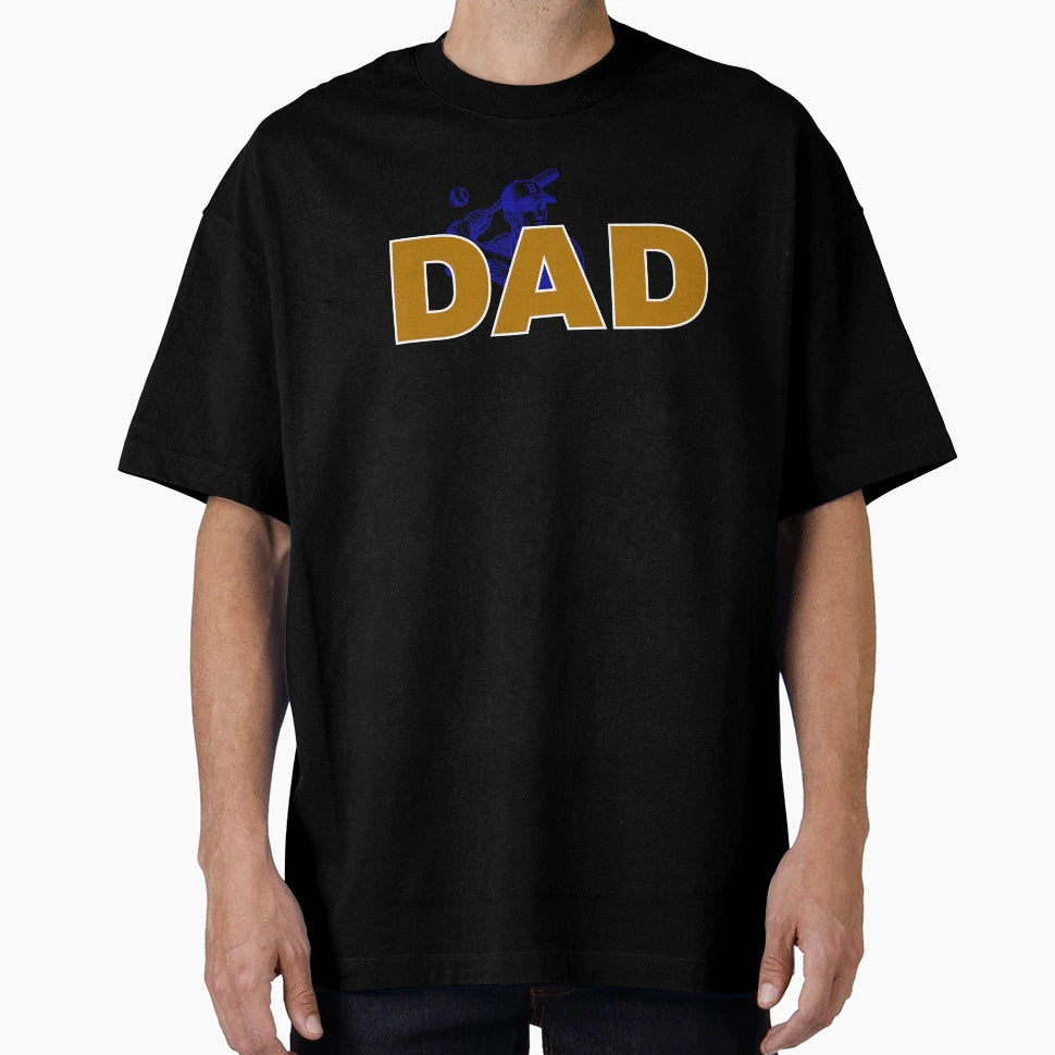 Copy Baseball Dad Bold Sports Father T-Shirt - Minimalist Print Unisex - T-Shirt, Sweatshirt, Hoodie