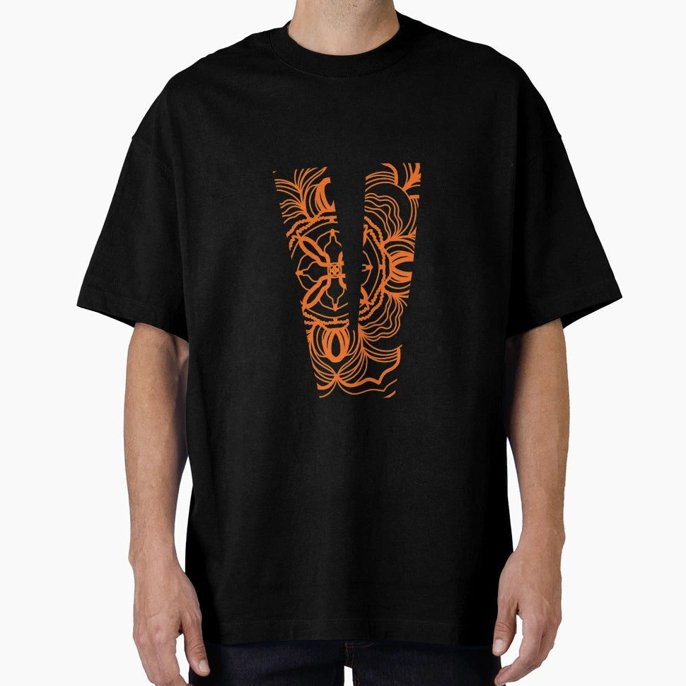 Mandala V Cut Out T-Shirt - Novelty Apparel Unisex - T-Shirt, Sweatshirt, Hoodie