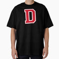 Red Varsity Letter D T-Shirt - Aesthetic Graphic Unisex - T-Shirt, Sweatshirt, Hoodie