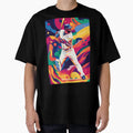 Psychedelic Twist Baseball Scene T-Shirt - Fun Novelty Design for Adults - T-Shirt, Sweatshirt, Hoodie