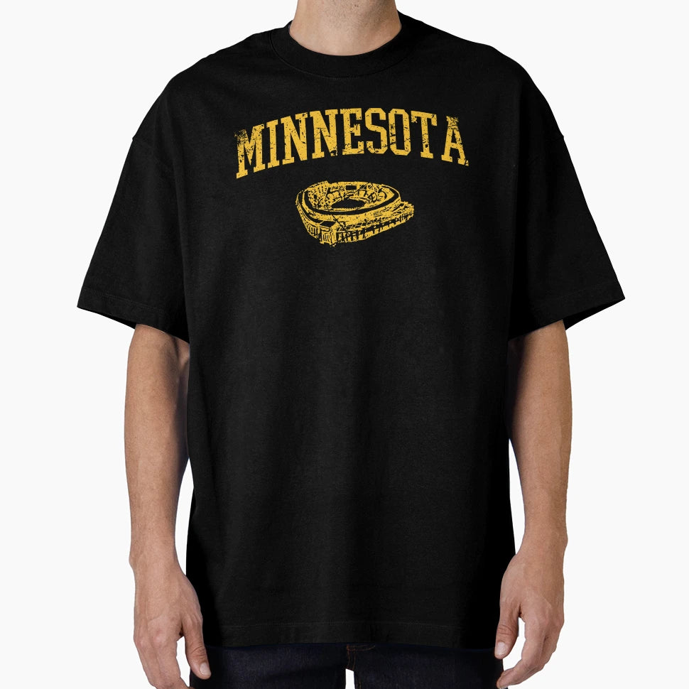 Minnesota Worn Stadium T-Shirt - Casual Everyday Wear Unisex - T-Shirt, Sweatshirt, Hoodie