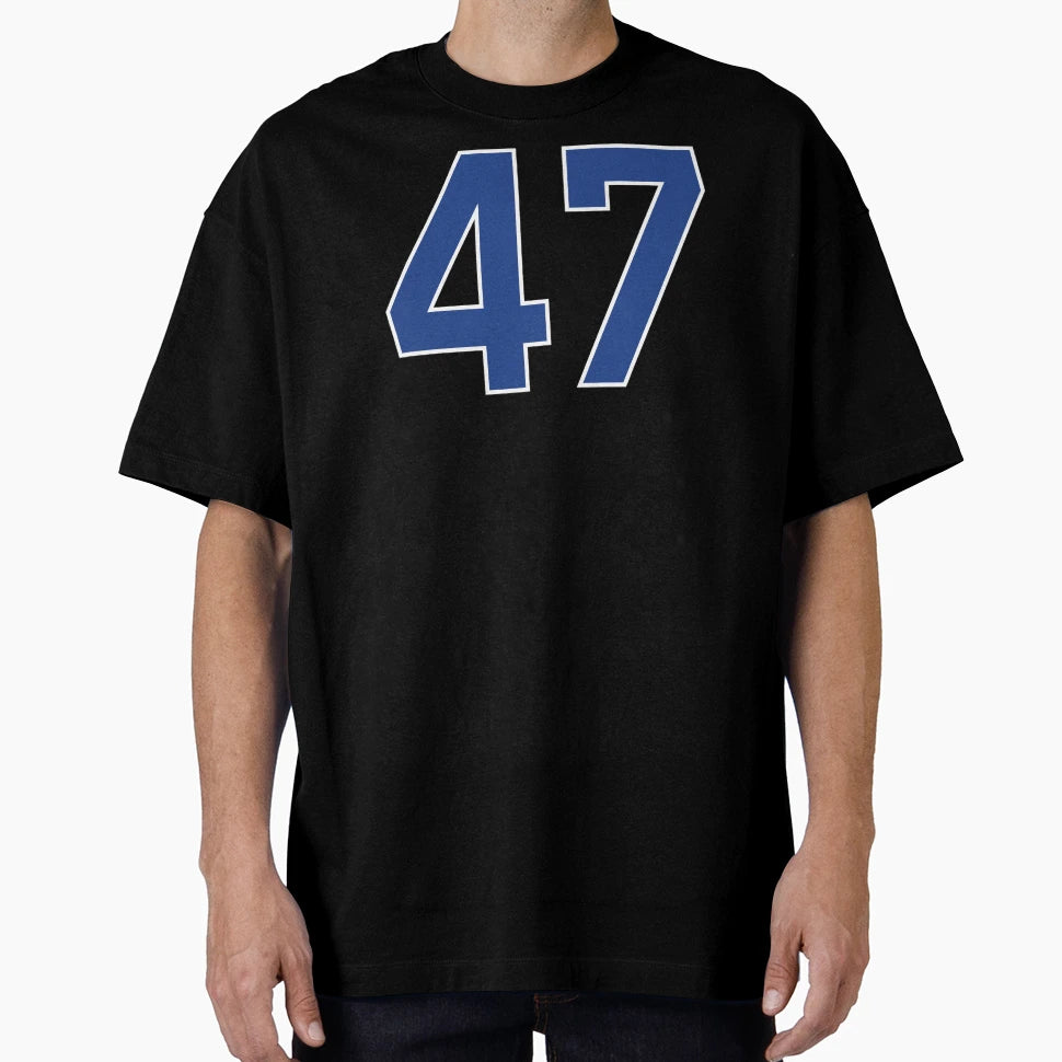Number 47 Lucky Sports Jersey Forty T-Shirt - Aesthetic Graphic Men Women - T-Shirt, Sweatshirt, Hoodie