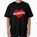 Washington Heart T-Shirt - Aesthetic Graphic for Adults - T-Shirt, Sweatshirt, Hoodie