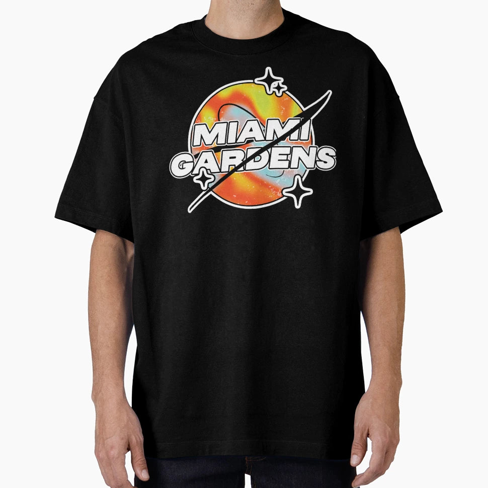 Miami Gardens Melty Space T-Shirt - Minimalist Print Unisex - T-Shirt, Sweatshirt, Hoodie