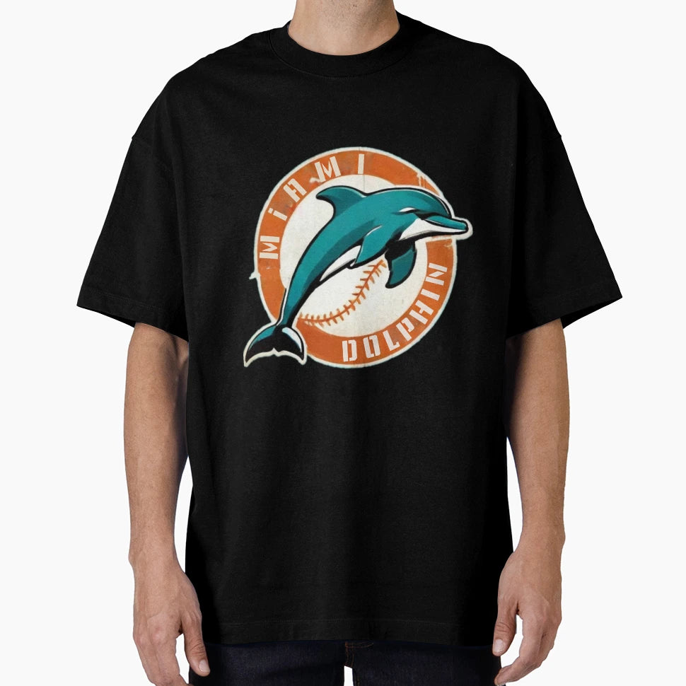 Art Miami Dolphins T-Shirt - Fun Novelty Design Unisex - T-Shirt, Sweatshirt, Hoodie