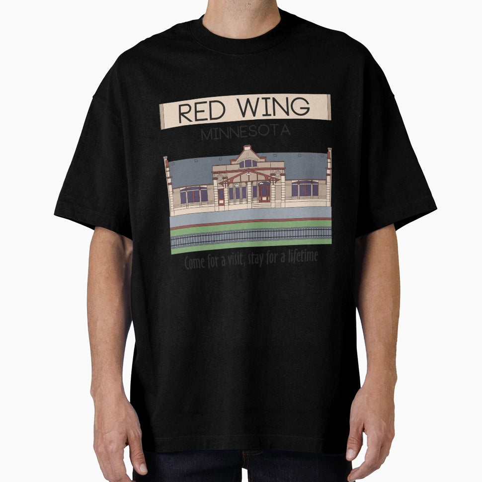 Red Wing Minnesota T-Shirt - Minimalist Print Unisex - T-Shirt, Sweatshirt, Hoodie