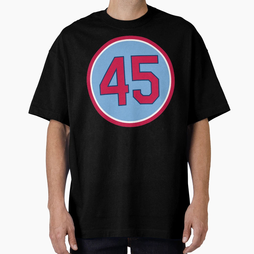 Bob Gibson 45 Jersey Number T-Shirt - Streetwear Style Unisex - T-Shirt, Sweatshirt, Hoodie