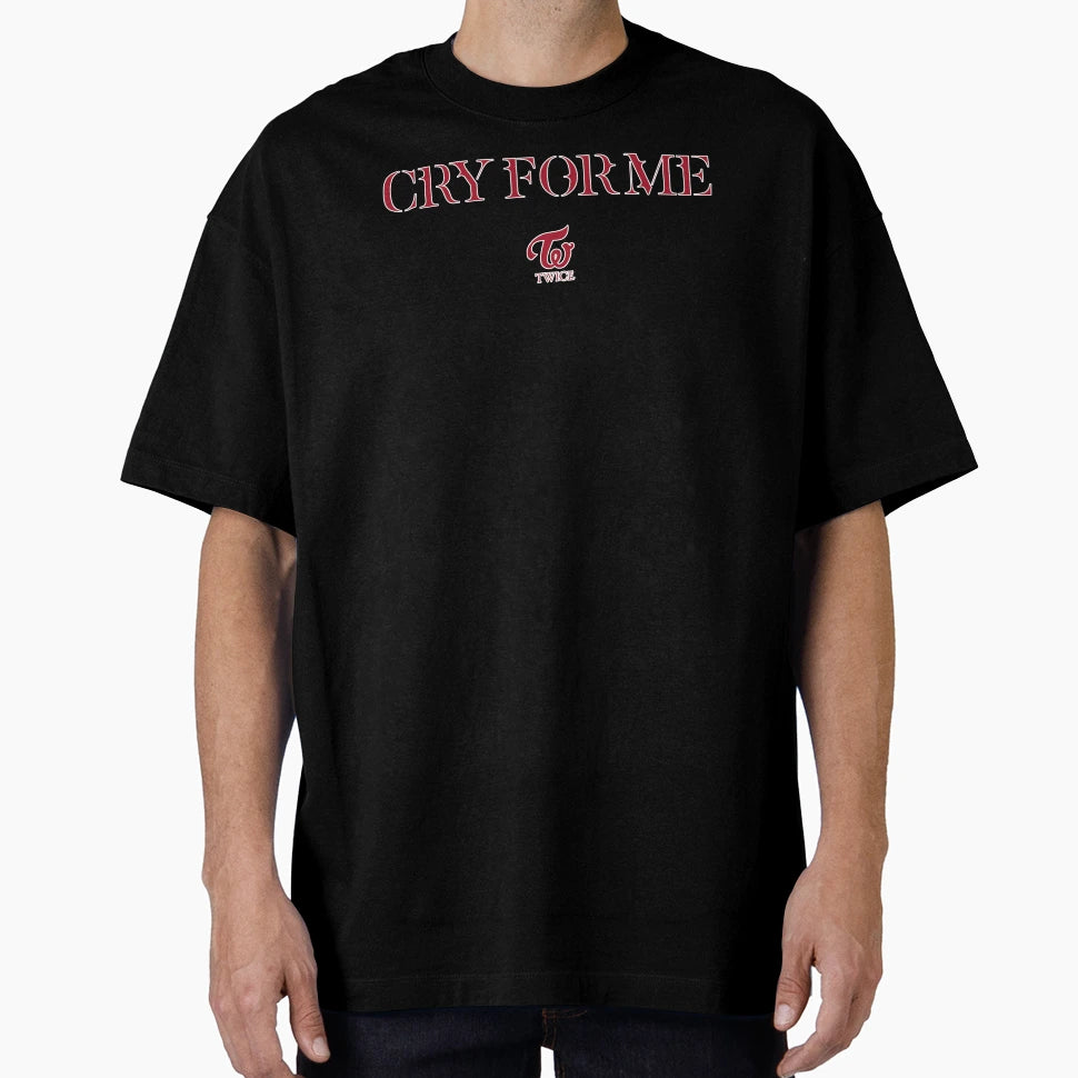Twice Cry Me Logo T-Shirt - Graphic Print Unisex - T-Shirt, Sweatshirt, Hoodie