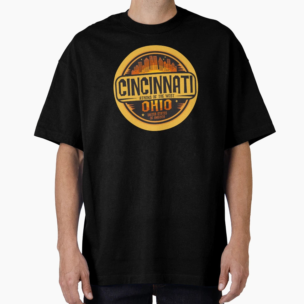 Cincinnati Ohio T-Shirt - Fun Novelty Design Unisex - T-Shirt, Sweatshirt, Hoodie