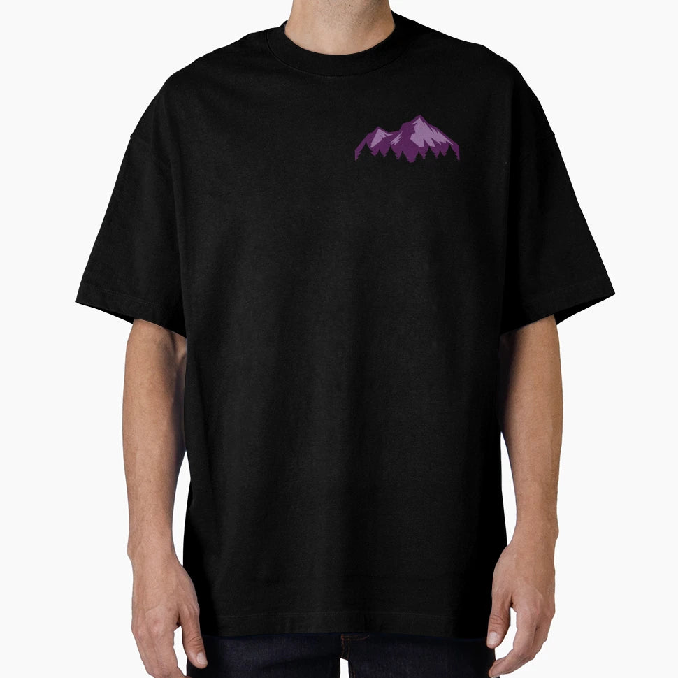 Purple Mountain Range T-Shirt - Unique Graphic Unisex - T-Shirt, Sweatshirt, Hoodie