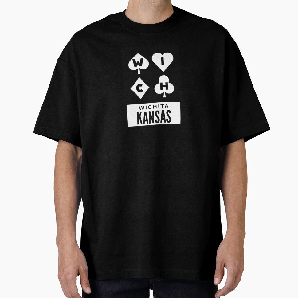 Wichita Card Player T-Shirt - Casual Everyday Wear for Adults - T-Shirt, Sweatshirt, Hoodie