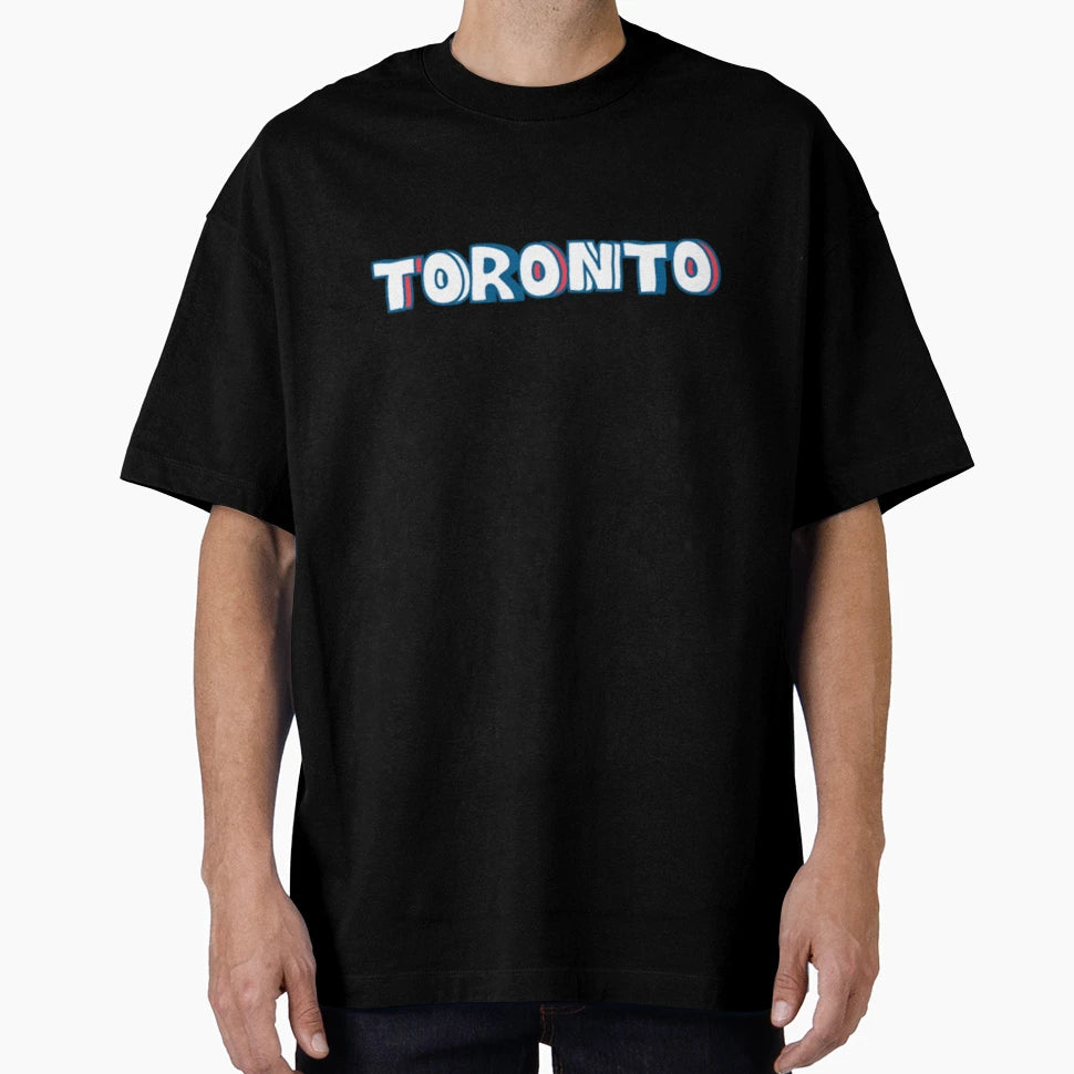Red Blue Toronto T-Shirt - Minimalist Print Unisex - T-Shirt, Sweatshirt, Hoodie