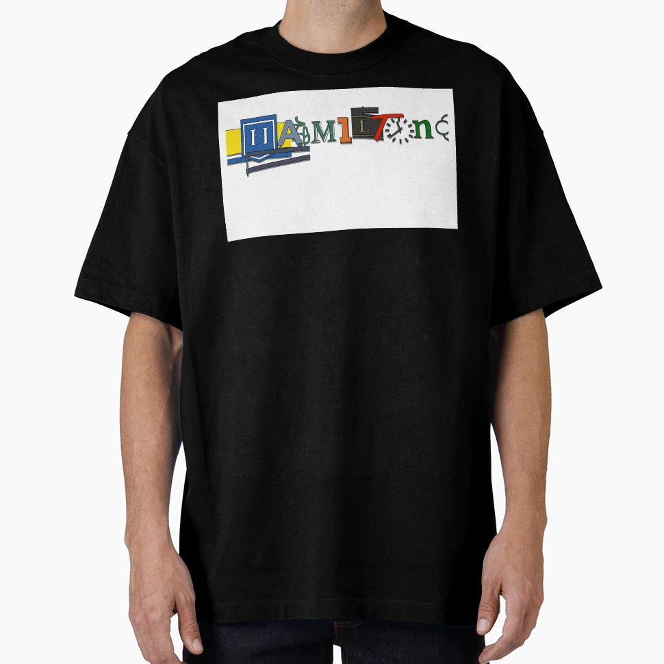 Hamont Hamilton Typo T-Shirt - Unique Graphic for Adults - T-Shirt, Sweatshirt, Hoodie
