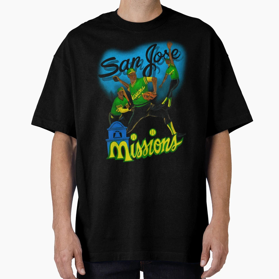 San Jose Missions California League T-Shirt - Fun Novelty Design Men Women - T-Shirt, Sweatshirt, Hoodie
