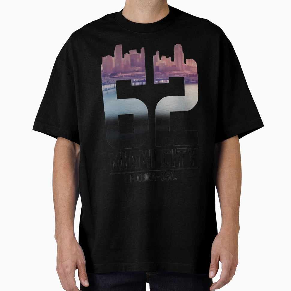 Miami City T-Shirt - Fun Novelty Design Unisex - T-Shirt, Sweatshirt, Hoodie