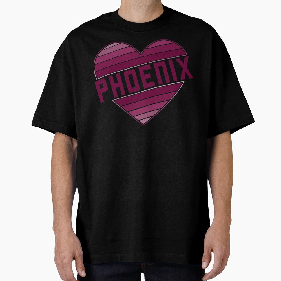 Phoenix Heart I Love Phoenix Gradient T-Shirt - Trendy Graphic Men Women - T-Shirt, Sweatshirt, Hoodie