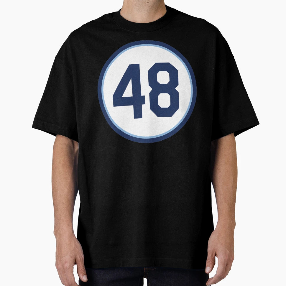 Ryan Yarbrough 48 Jersey Number T-Shirt - Casual Everyday Wear for Adults - T-Shirt, Sweatshirt, Hoodie