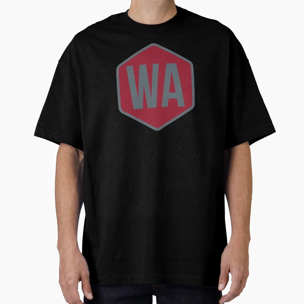Washington Hex Gray Scarlet T-Shirt - Graphic Print Unisex - T-Shirt, Sweatshirt, Hoodie