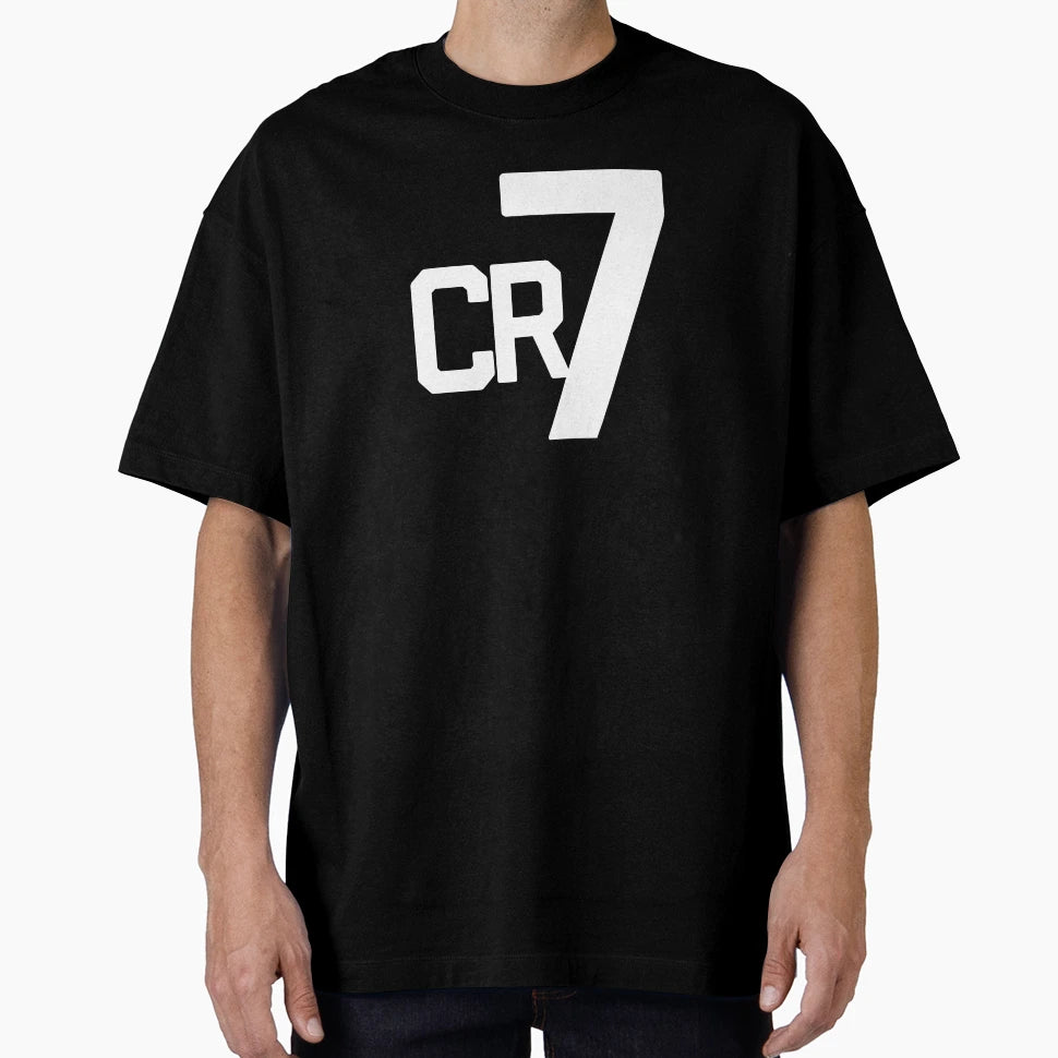 Cr7 Black T-Shirt - Aesthetic Graphic for Adults - T-Shirt, Sweatshirt, Hoodie