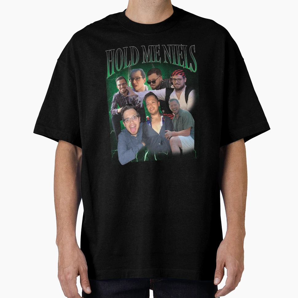 Hold Me Niels T-Shirt - Aesthetic Graphic for Adults - T-Shirt, Sweatshirt, Hoodie