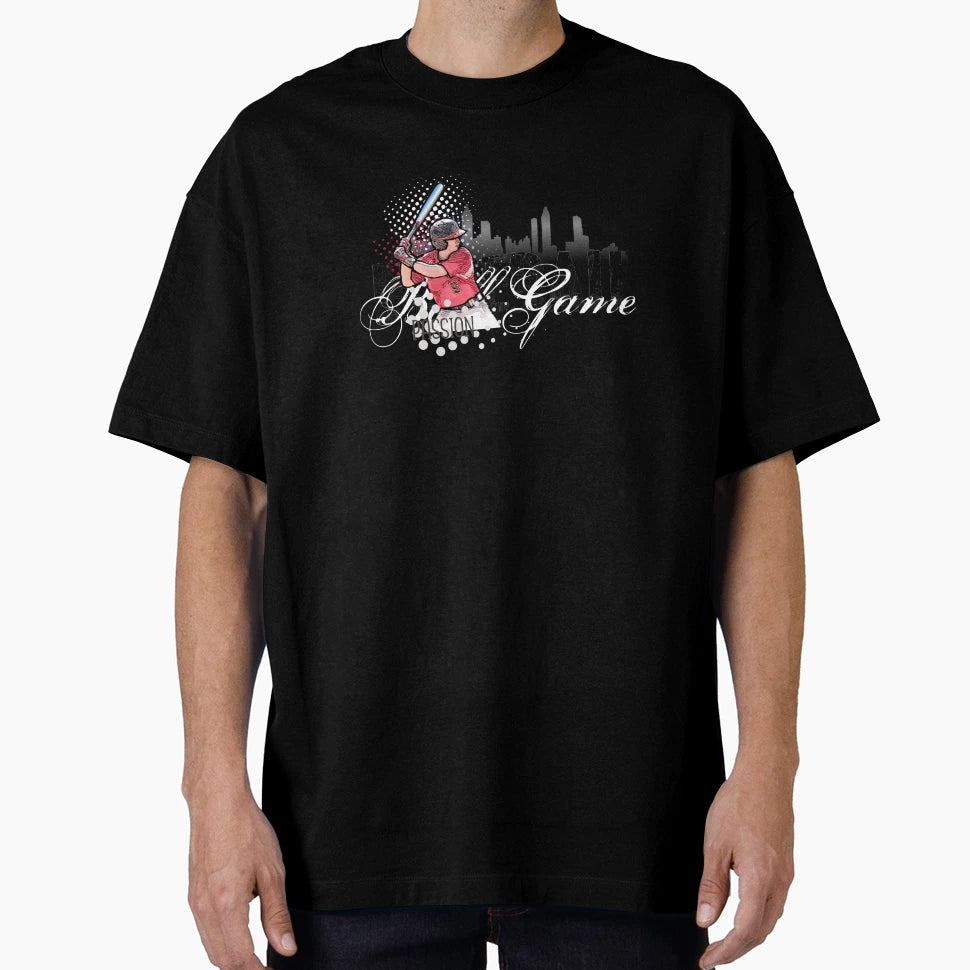 Baseball Player Banner Vector T-Shirt - Unique Graphic for Adults - T-Shirt, Sweatshirt, Hoodie