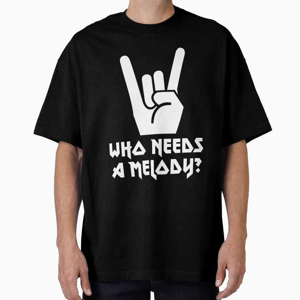 Metal Hand Horns Up Ironic Rock Who T-Shirt - Unique Graphic Men Women - T-Shirt, Sweatshirt, Hoodie