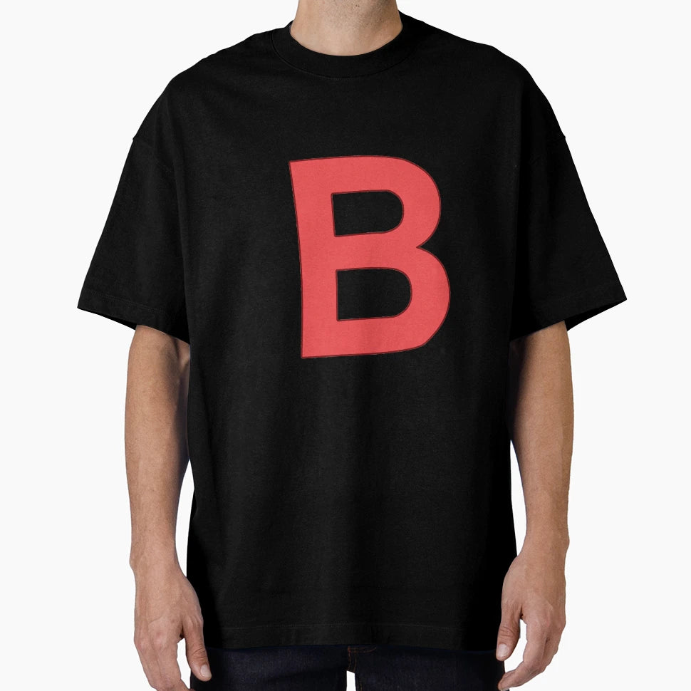 Letter B Red T-Shirt - Unique Graphic Men Women - T-Shirt, Sweatshirt, Hoodie
