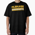 Milwaukee Baseball Stripe T-Shirt - Trendy Graphic Unisex - T-Shirt, Sweatshirt, Hoodie
