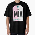 Miami Luggage Tag T-Shirt - Trendy Graphic for Adults - T-Shirt, Sweatshirt, Hoodie