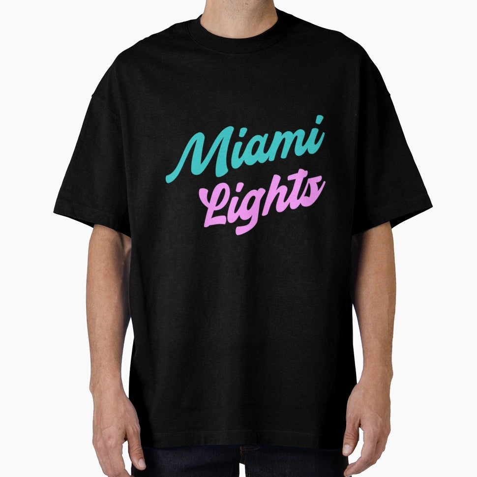 Miami Lights T T-Shirt - Streetwear Style Men Women - T-Shirt, Sweatshirt, Hoodie