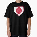 Japan Baseball Player Japanese Flag T-Shirt - Minimalist Print for Adults - T-Shirt, Sweatshirt, Hoodie