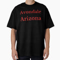 Avondale Arizona City Name Red T-Shirt - Custom Art Print for Adults - T-Shirt, Sweatshirt, Hoodie