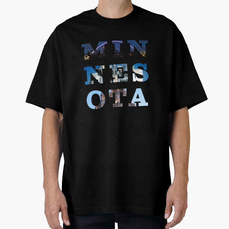 Minnesota W National Landmarks T-Shirt - Casual Everyday Wear for Adults - T-Shirt, Sweatshirt, Hoodie