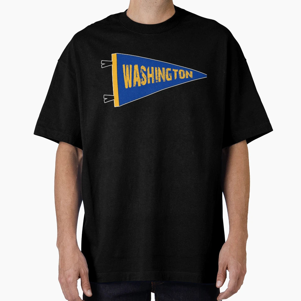 Washington Pennant T-Shirt - Trendy Graphic Men Women - T-Shirt, Sweatshirt, Hoodie
