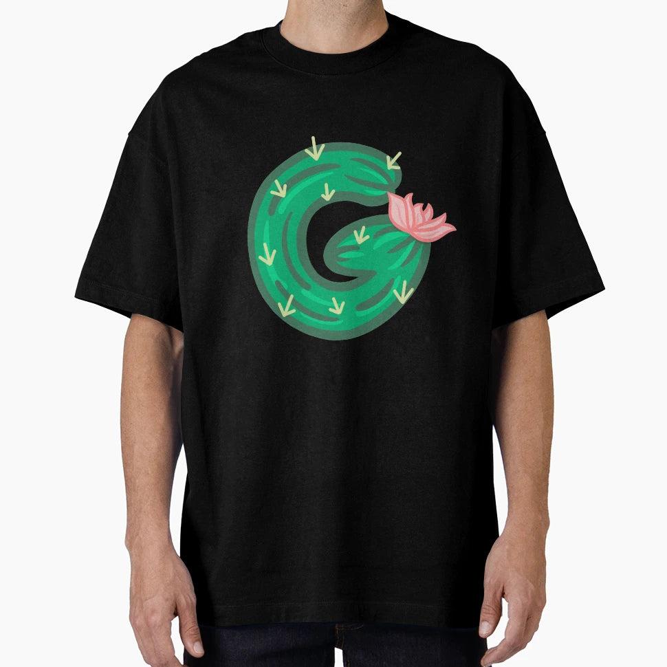 G Cactus Letter T-Shirt - Fun Novelty Design Men Women - T-Shirt, Sweatshirt, Hoodie