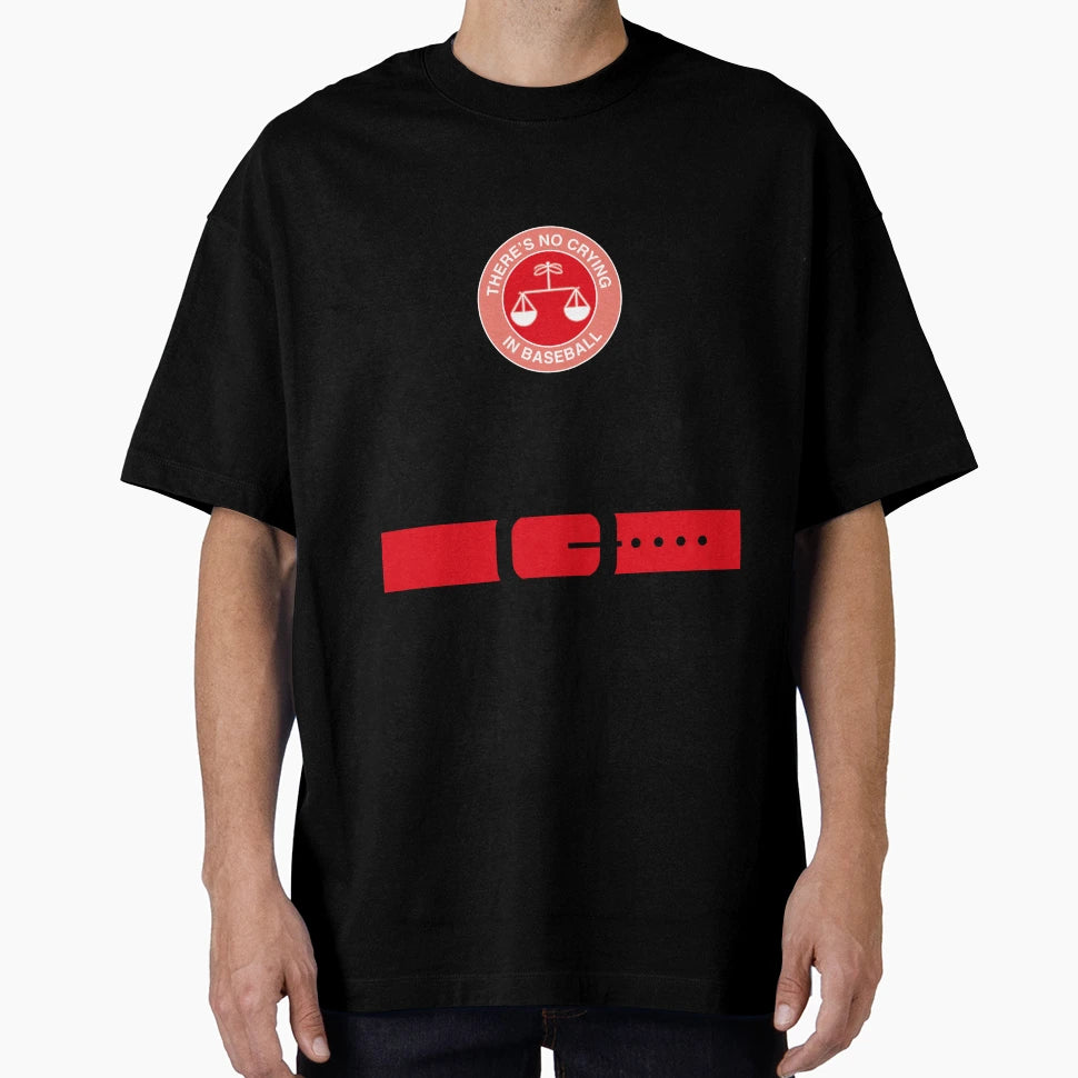 No Crying Baseball T-Shirt - Trendy Graphic for Adults - T-Shirt, Sweatshirt, Hoodie