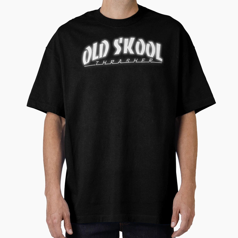 Old Skool Skateboarder W T-Shirt - Fun Novelty Design Unisex - T-Shirt, Sweatshirt, Hoodie