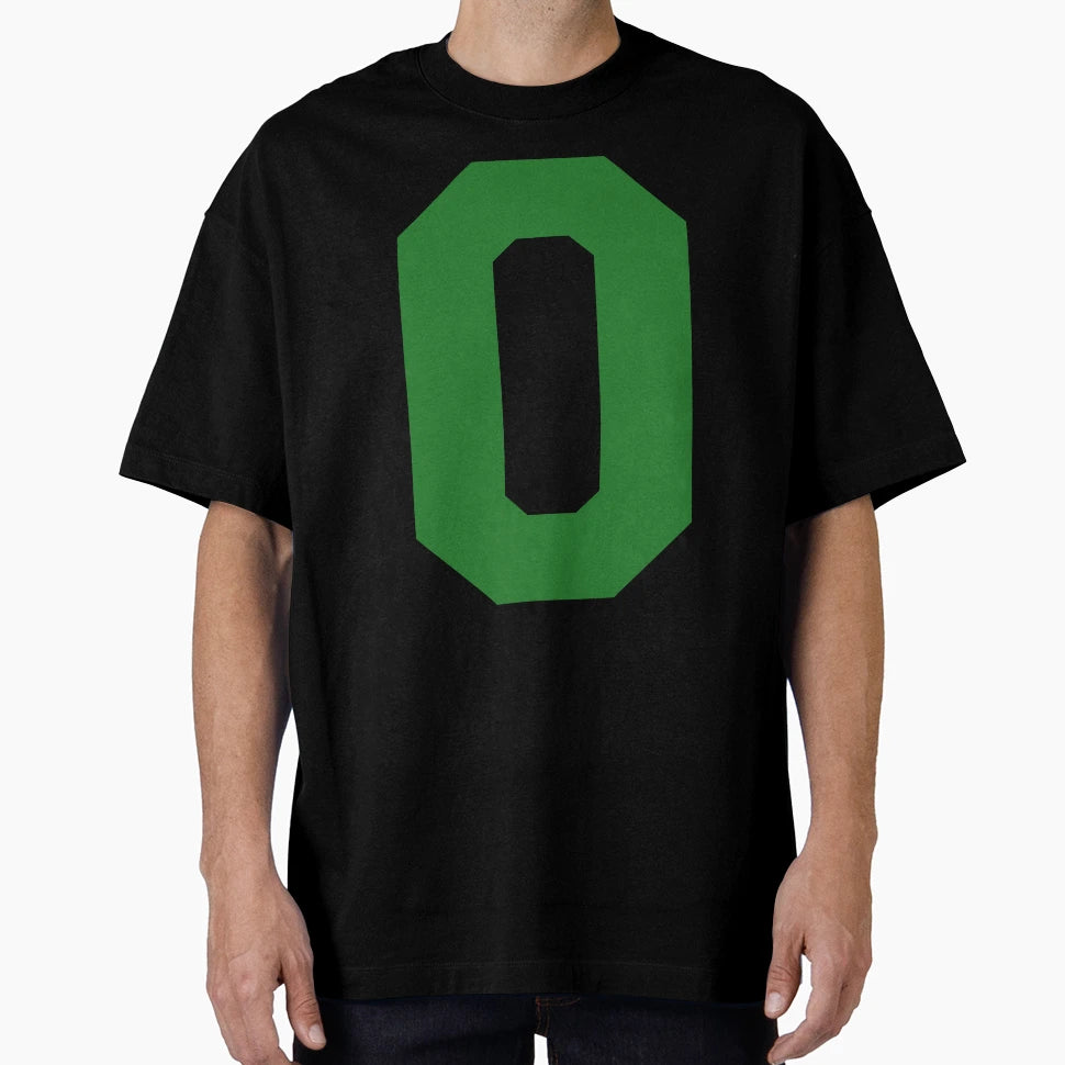 Alphabet Green O Sports Letter O T-Shirt - Custom Art Print Unisex - T-Shirt, Sweatshirt, Hoodie