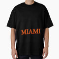 Miami Florida Summer Sun Palm Trees T-Shirt - Custom Art Print Men Women - T-Shirt, Sweatshirt, Hoodie