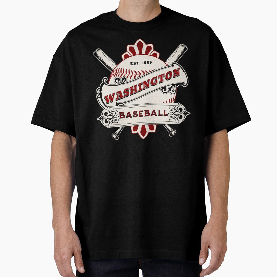Washington Baseball T-Shirt - Casual Everyday Wear Men Women - T-Shirt, Sweatshirt, Hoodie