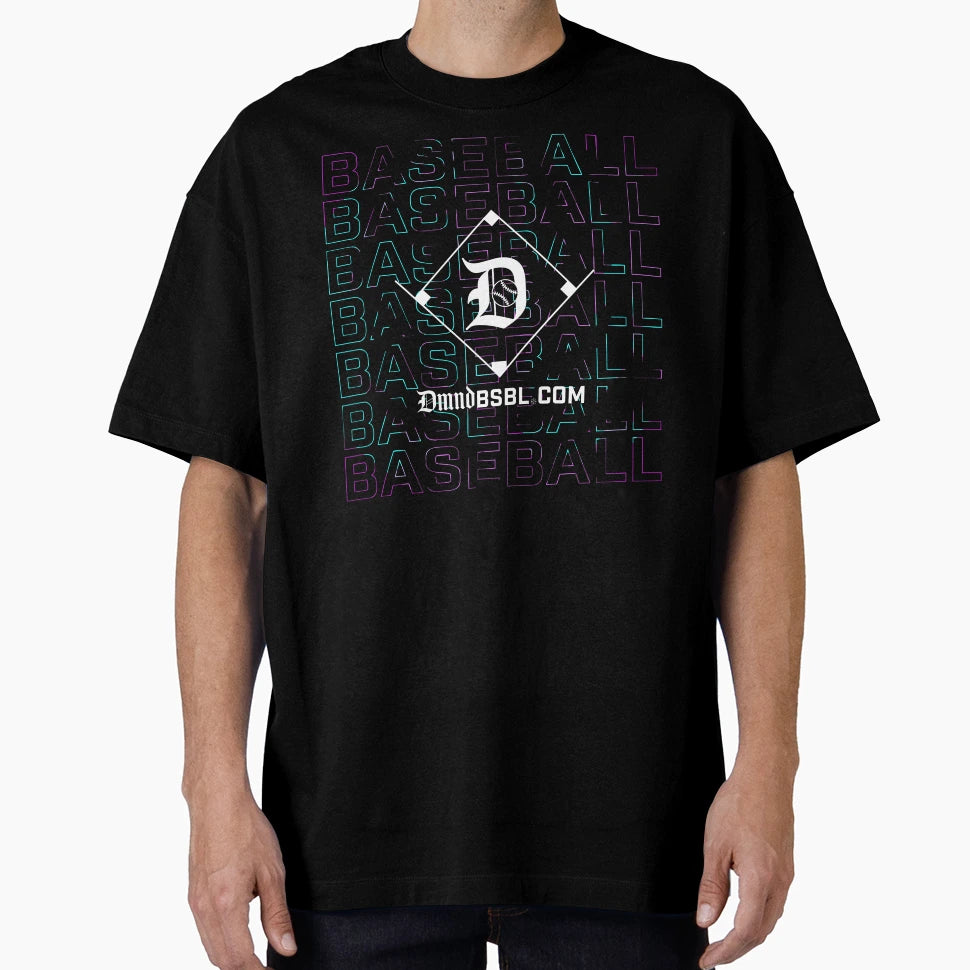 Baseball Swirl Alt T-Shirt - Aesthetic Graphic for Adults - T-Shirt, Sweatshirt, Hoodie
