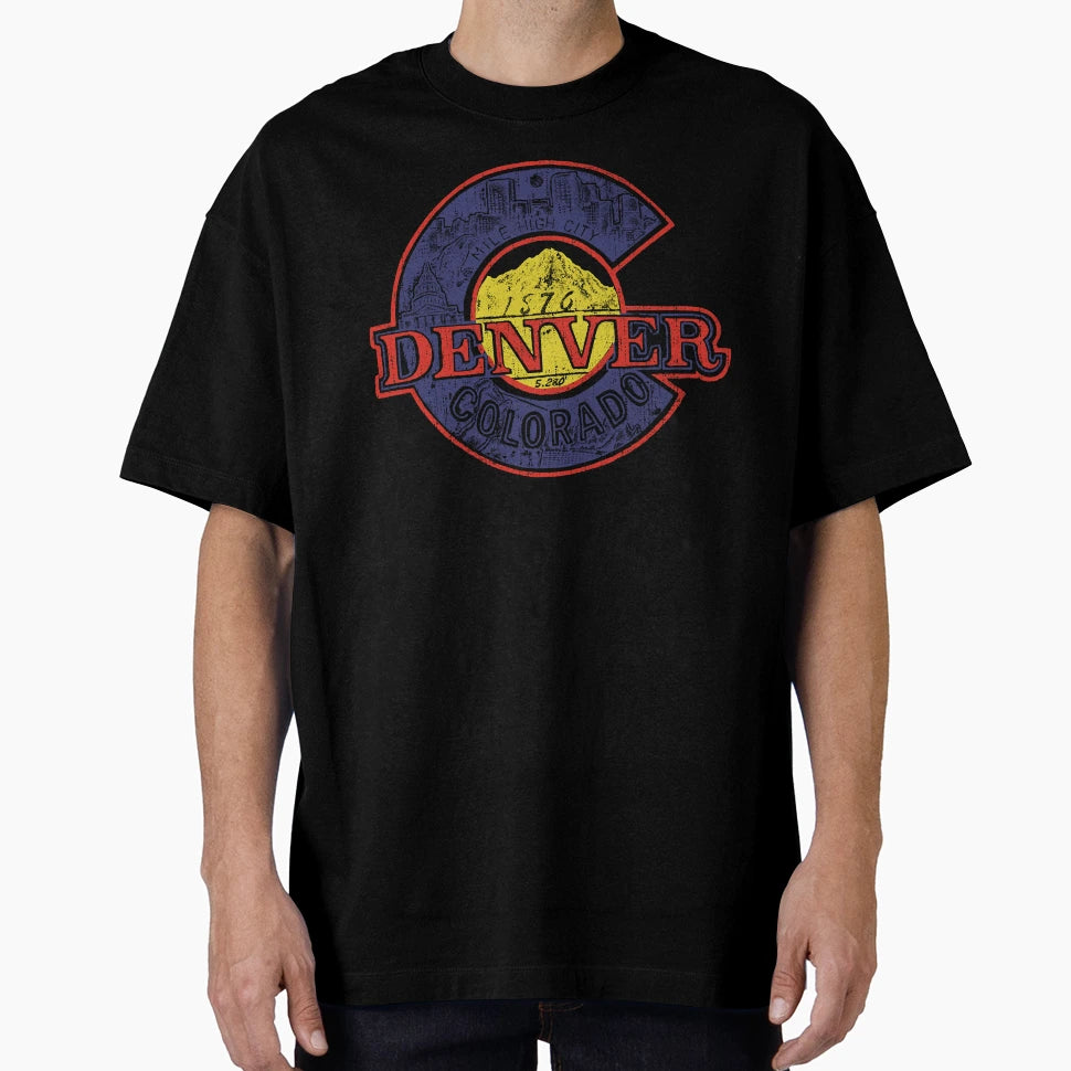 Denver Colorado Flag T-Shirt - Graphic Print Unisex - T-Shirt, Sweatshirt, Hoodie