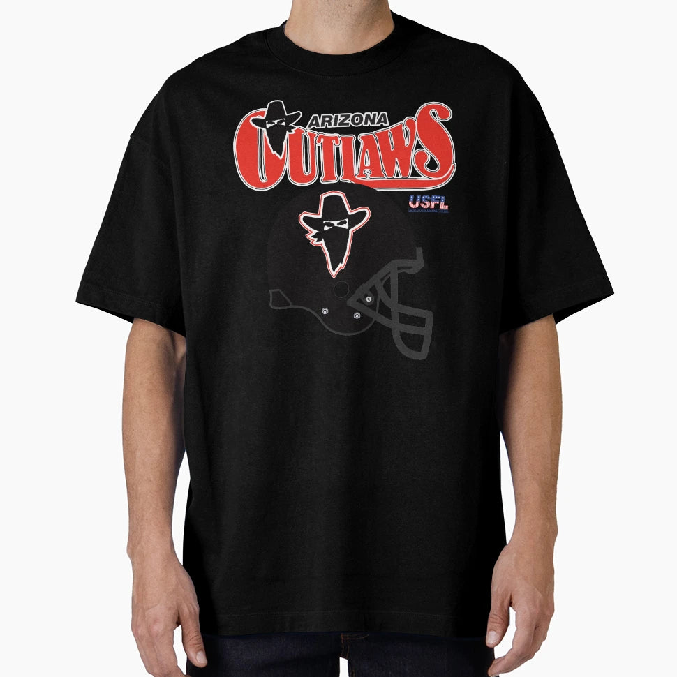 Arizona Outlaws Helmet T-Shirt - Aesthetic Graphic Men Women - T-Shirt, Sweatshirt, Hoodie