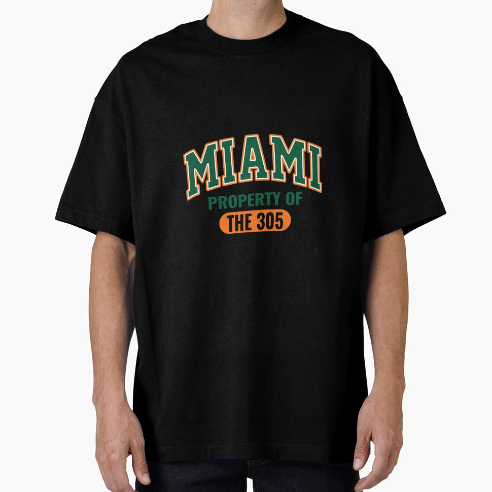 Miami Property 305 Streetwear Miami T-Shirt - Streetwear Style Men Women - T-Shirt, Sweatshirt, Hoodie