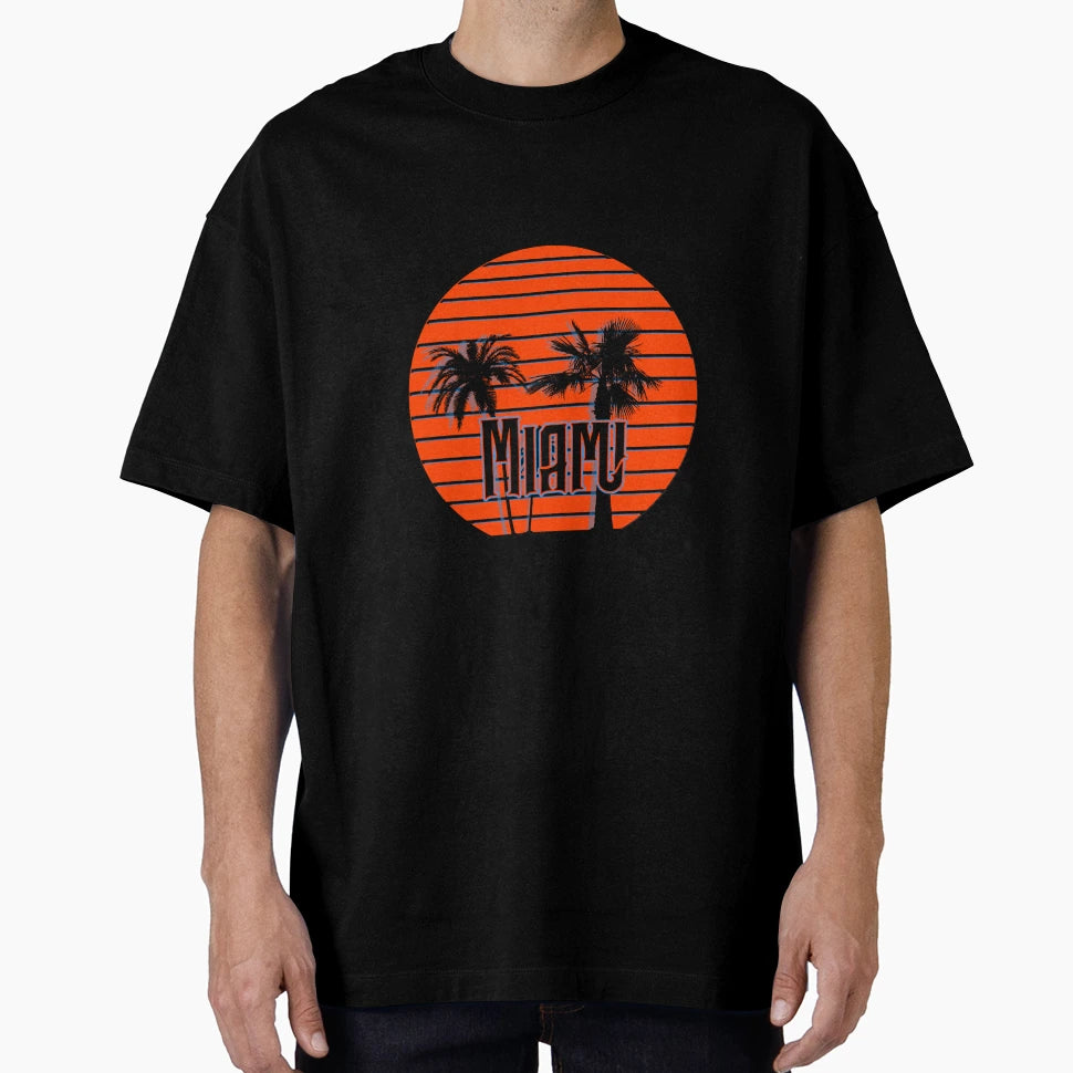 Miami Beach T-Shirt - Graphic Print Men Women - T-Shirt, Sweatshirt, Hoodie
