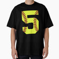 Softball Number 5 T-Shirt - Casual Everyday Wear Men Women - T-Shirt, Sweatshirt, Hoodie