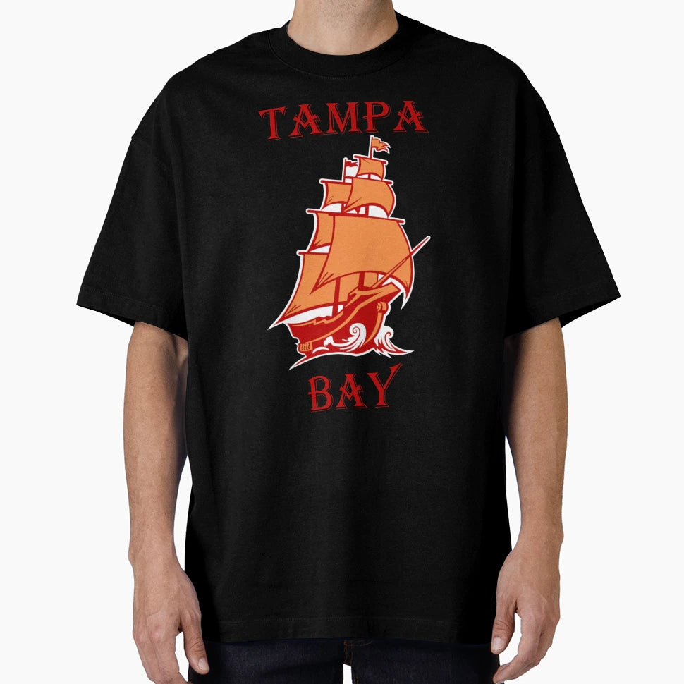 Tampa Bay Bucs Ship T-Shirt - Casual Everyday Wear for Adults - T-Shirt, Sweatshirt, Hoodie