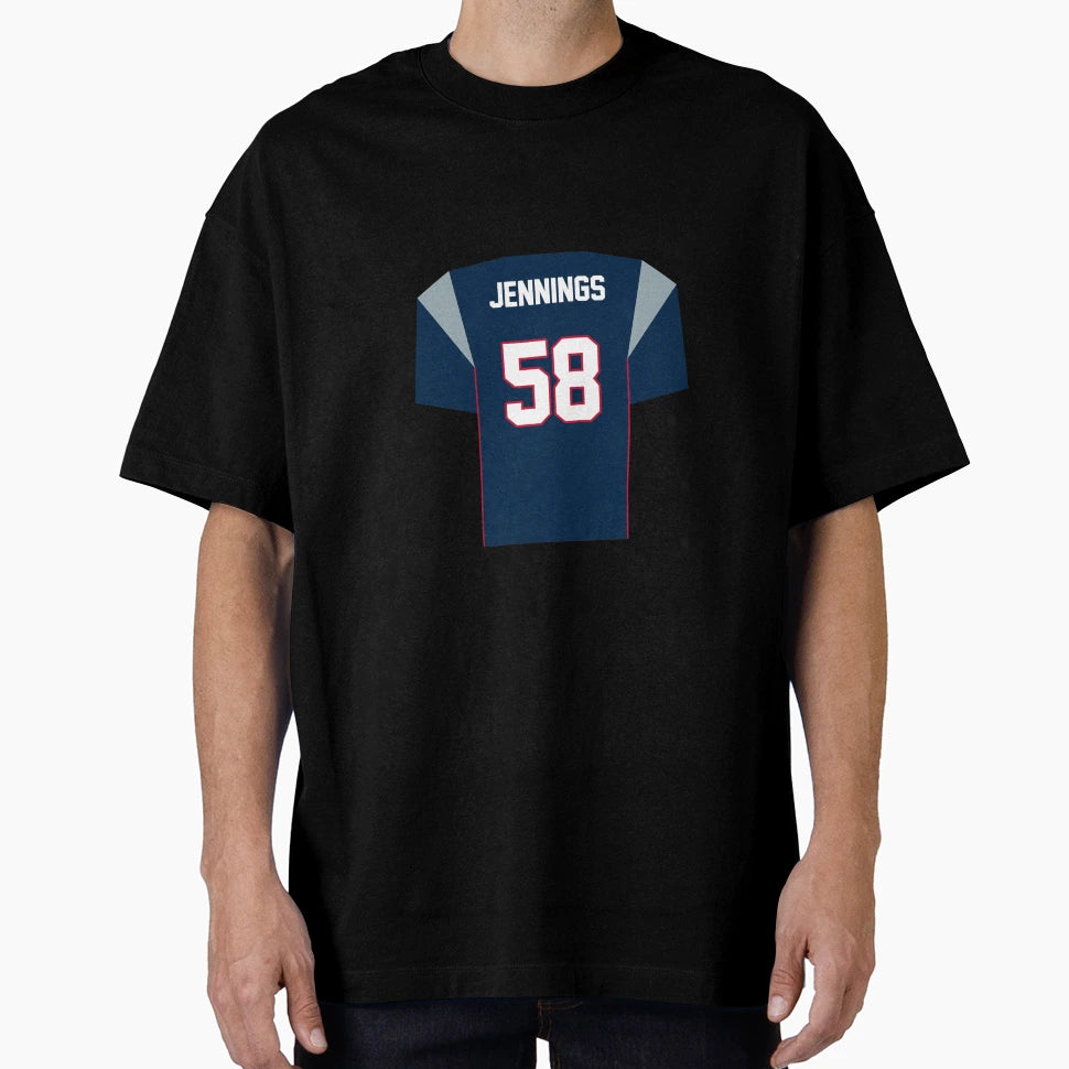 Anfernee Jennings Patriots Jersey T-Shirt - Custom Art Print Men Women - T-Shirt, Sweatshirt, Hoodie